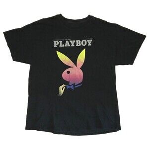y2k Playboy T Shirt Tee Vtg. 1974 Graphic No Tag See Description